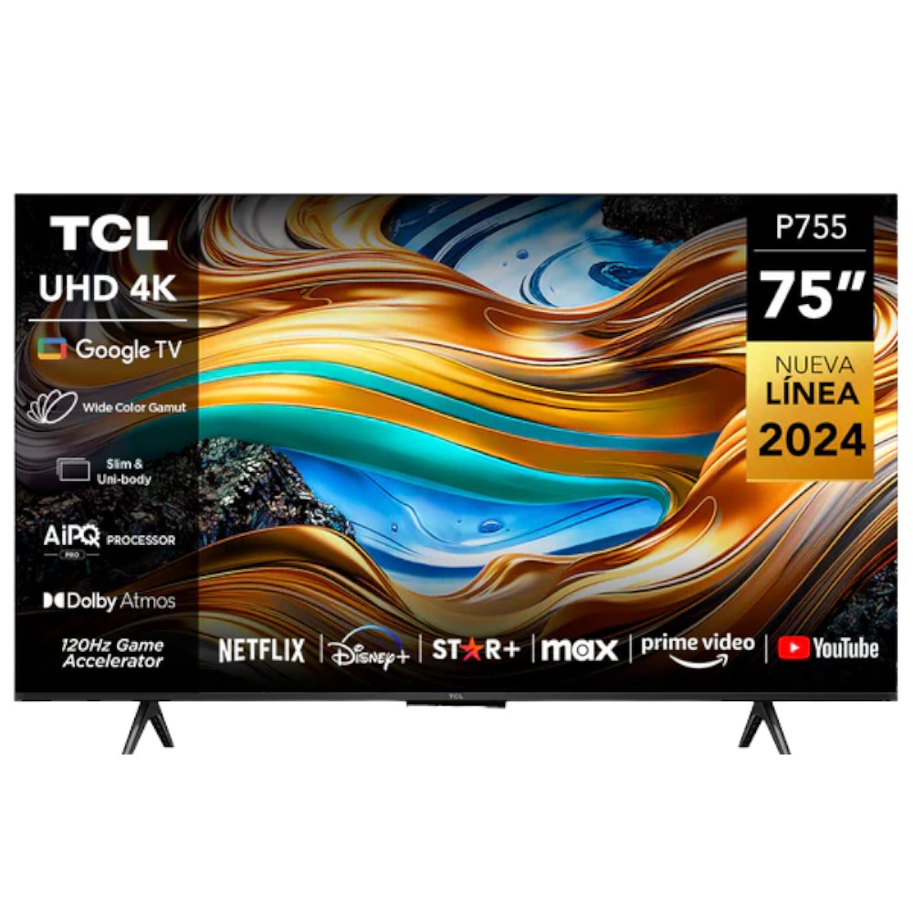 TCL LED 75 4K SMART GOOGLE TV -WIDE COLOR GAMUT