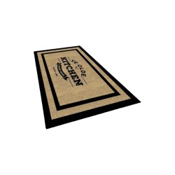 Good Food Good Life  - Anti slip Kitchen Carpet 200x300cm, Machine Washable 