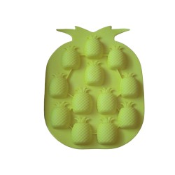 Ernesto - silicone ice mold-pineapple, yellow, 12 Pieces