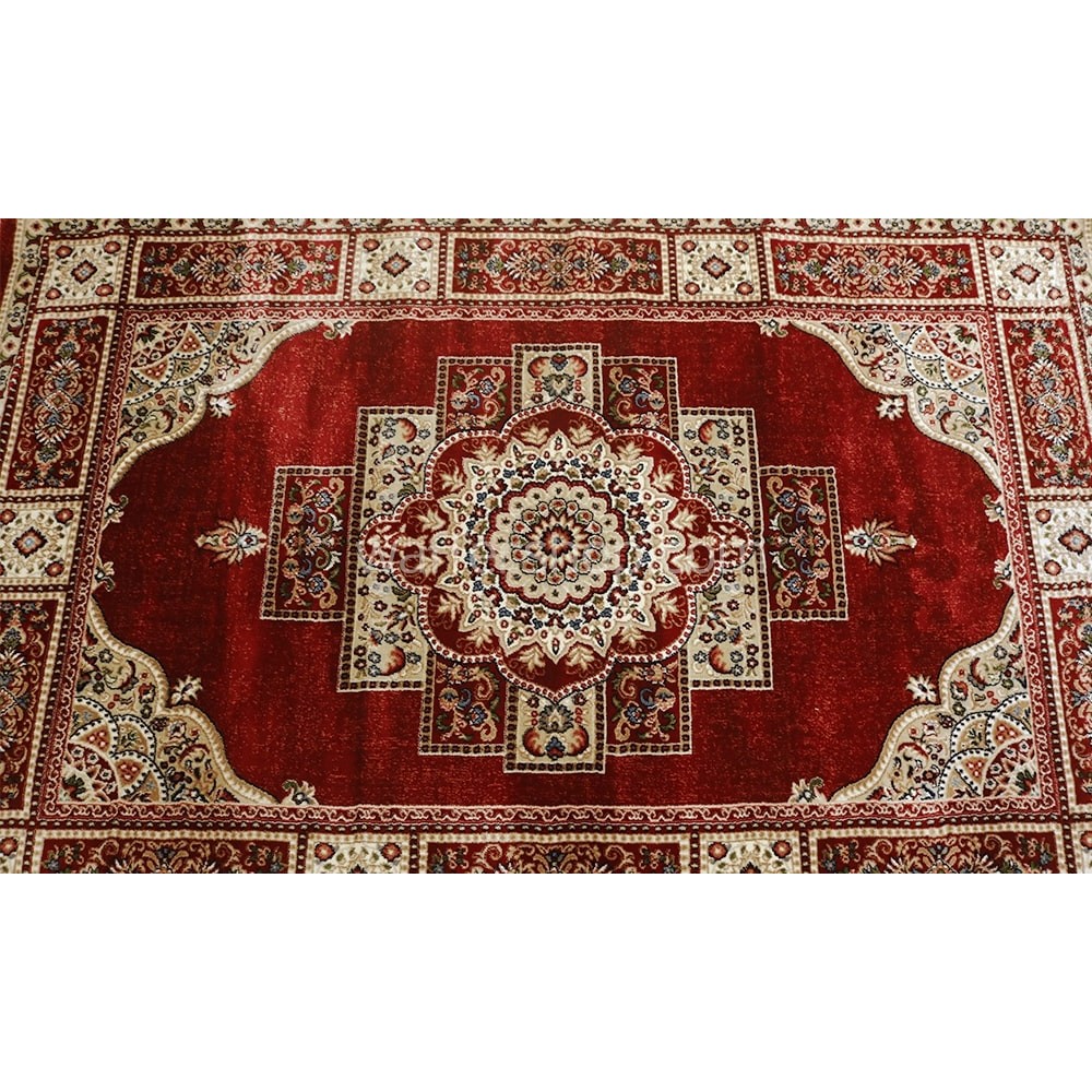 Imperial Medallion Shirazi Red Winter Carpet - 280x380cm