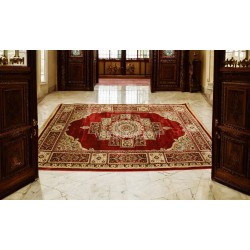 Imperial Medallion Shirazi Red Winter Carpet - 250x350cm