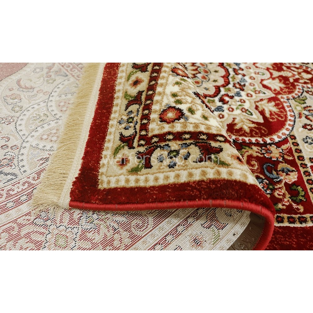 Imperial Medallion Shirazi Red Winter Carpet - 1x4m