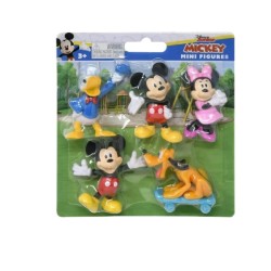 disney- mickey mouse mini figures, 5 Characters