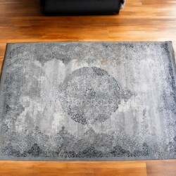 Urban Gray Mirage Grey-Navy Winter Carpet  160x230cm - Turkish Carpet with Belgian threads, Joelle