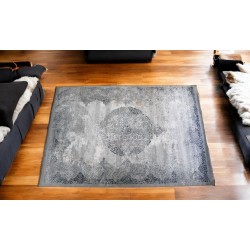 Urban Gray Mirage Grey-Navy Winter Carpet  160x230cm - Turkish Carpet with Belgian threads, Joelle