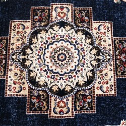 Imperial Medallion Shirazi  Navy Winter Carpet - 280x380cm