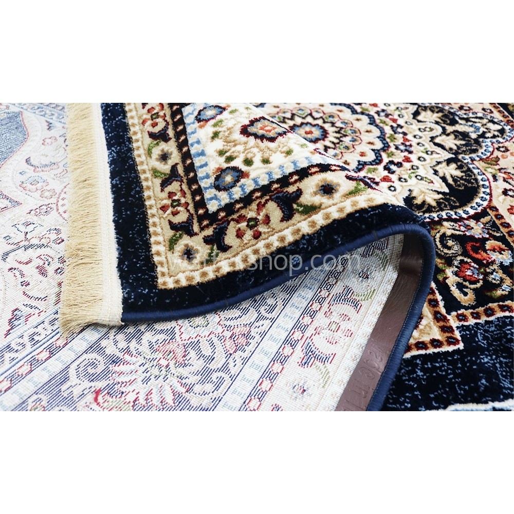 Imperial Medallion Shirazi  Navy Winter Carpet - 1x4m