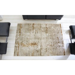 Arctic Wave Beige Winter Carpet Modern 200x280cm - Turkish Carpet with Belgian threads