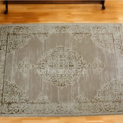 Vintage Medallion Beige Rug Winter Carpet Classic 160x230cm - Turkish Carpet with Belgian threads