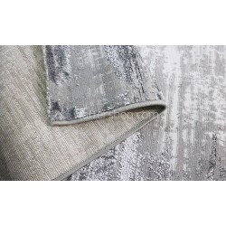 Monochrome Tides Gray Winter Carpet Modern Flosh 160x230cm - Turkish Carpet with Belgian threads