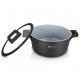 Dorsch - Die-Cast Aluminum Casserole 32 cm – 9.2 L ,  Proglider Non-Stick Marble Ceramic Coated, Die-casting aluminum