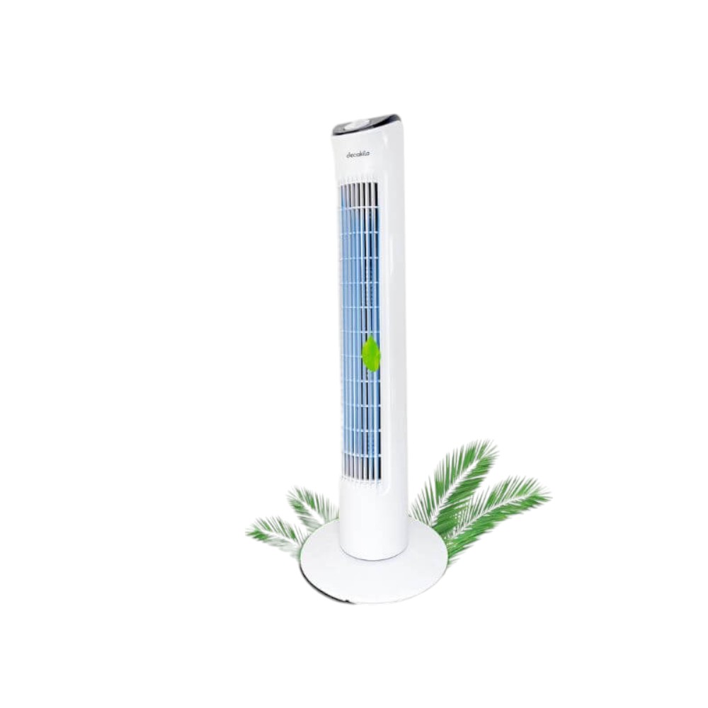 Decakila- Tower fan ,32 inch ,45W,3 speed, With back handle 81cm , with ABS body 