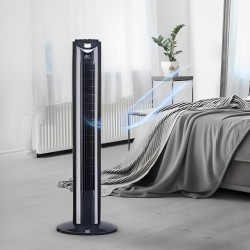 Decakila- Tower fan ,32 inch ,45W,3 speed, With back handle 81cm , with ABS body 