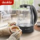 Decakila-water boiler 1850-2200W, 1.8L ,Glass With LED light boiling indicator (KEKT018B)