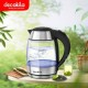 Decakila-water boiler 2500-3000W, 1.8L ,Glass, Whit LED high quality British (OTTER) thermostat KEKT025M