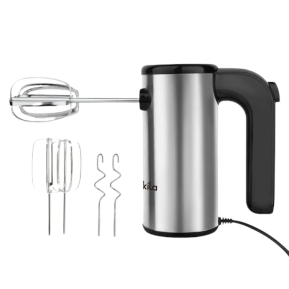 Decakila-hand blender 5-speed 200W ,With 2pcs beaters and dough hooks beater With individual eject button (KEMX009M )