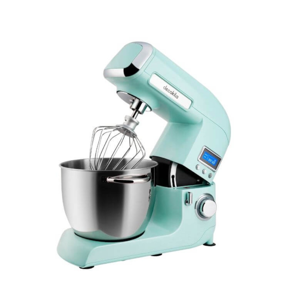 Decakila-Stand mixer 16pcs ,Variable 8 stepless speed 1200W ,5.5L brushed stainless steel bowl with handle  (KEMX005L)