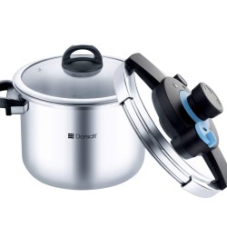 Dorsch - 10L Dorsch GoPress Pressure Cooker, 18/10 Stainless Steel with heat-conductive insert for quick, even heating