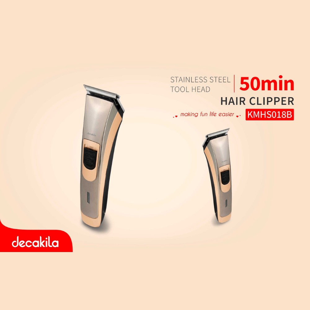 Decakila-Hair clipper 600mAh Ni-Cd, 50min working of cordless use on a full charge