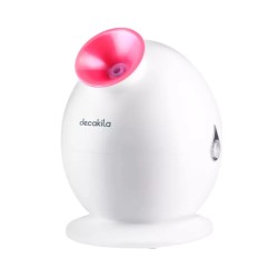 Decakila Facial Steamer 280W One-Touch Operation PTC Ceramic Heater is Used Removable Water Tank Anti-Slip Foot Design KEFS001W