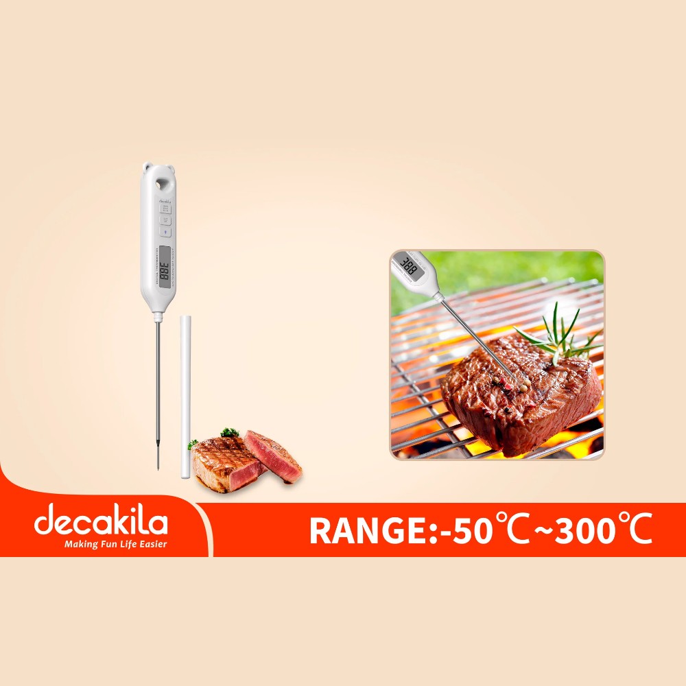 Decakila- Meat thermometer-50C to 300C, Water resistant, 300hour