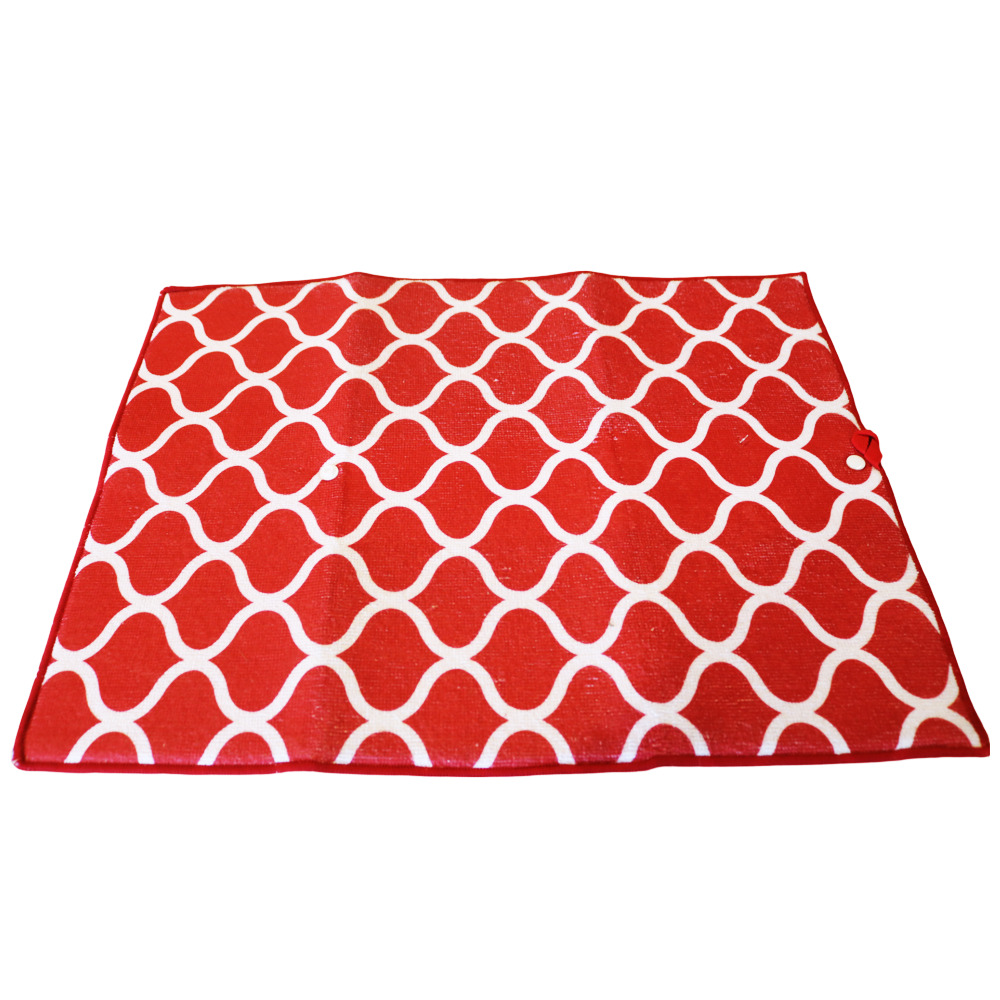 Home Wear - Valentine's Day Garwin Ogee Red- Drying Mat 38x51cm