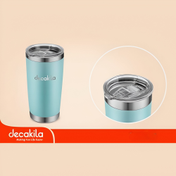 Decakila- Mug tumbler 20oz/566ml, Stainless Steel, BPA free