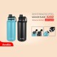 Decakila- 2PCSX900ML Stainless Water Dispenser, BPA free, set of 2 pieces 900Ml  (Hot and Cold )