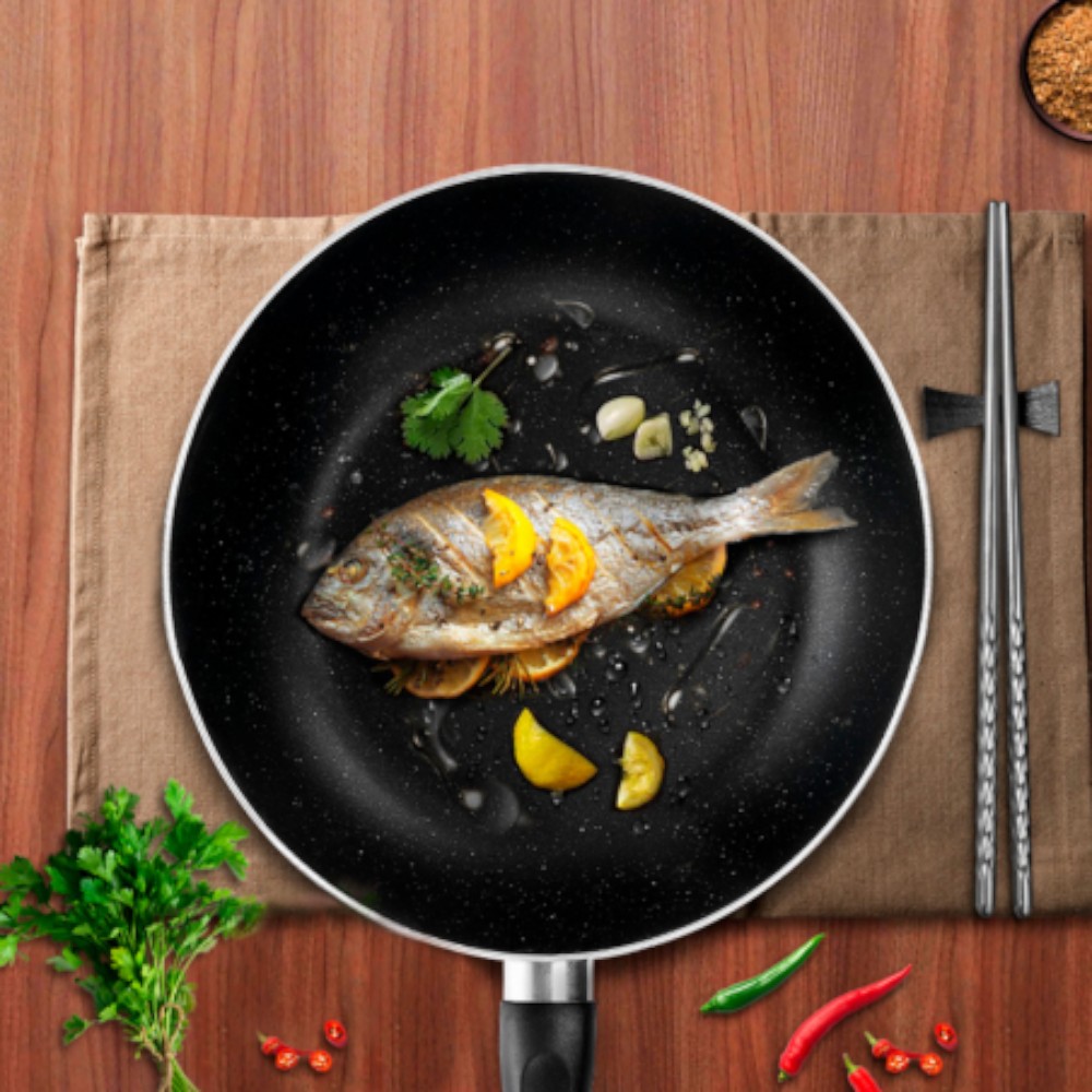 Decakila-  frying pan Non-Stick Coating 11inch(28cm) aluminum