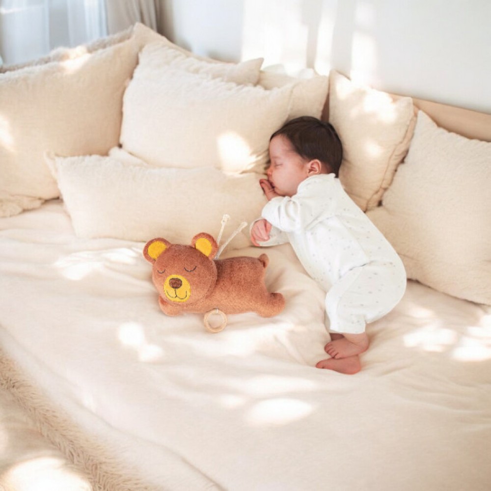 Lupilu - Bear Musical Toy , plays soothing music helping little one sleep anywhere, anytime