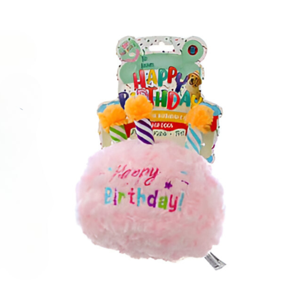 Pow-Wow Pet Products - Party Animal Birthday Cake , Toy for Dogs 