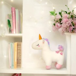 Pink Cute Unicorn Stuffed Animal 