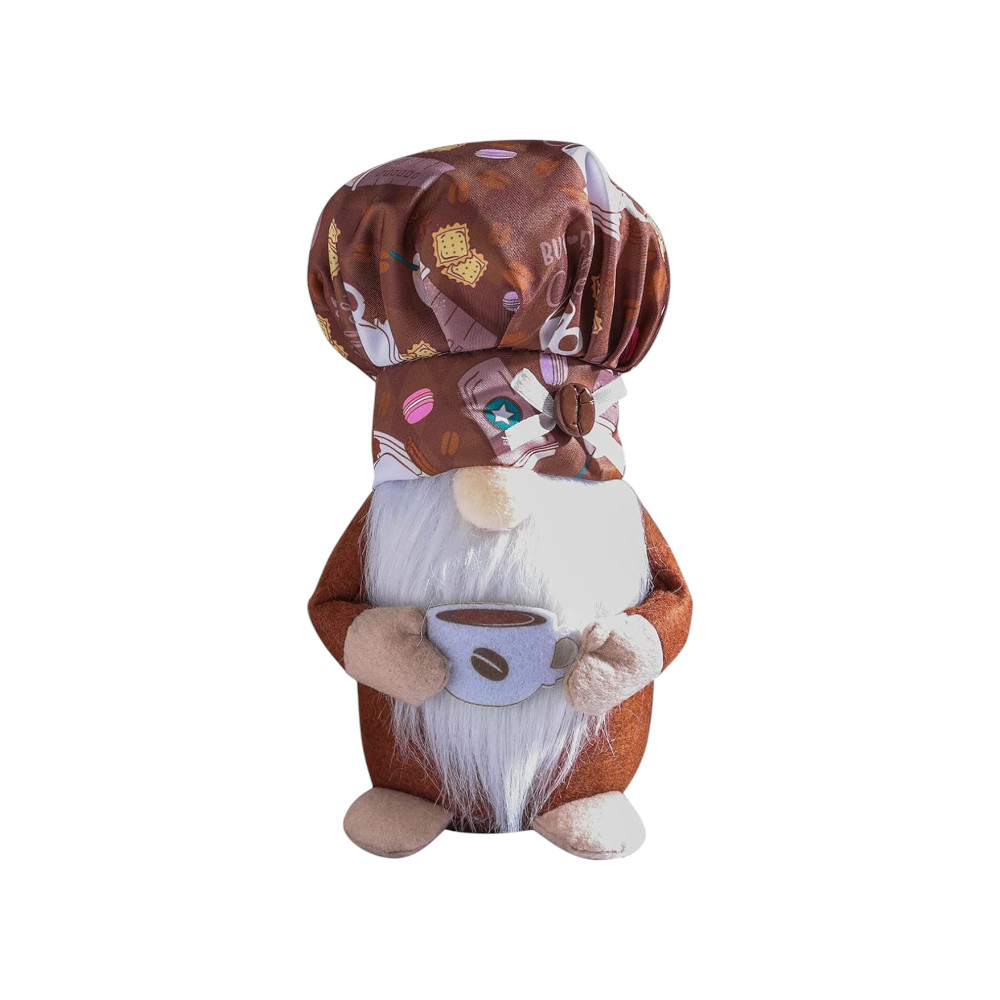 Coffee Bar Gnome , Brown - All Seasons Interior Decoration