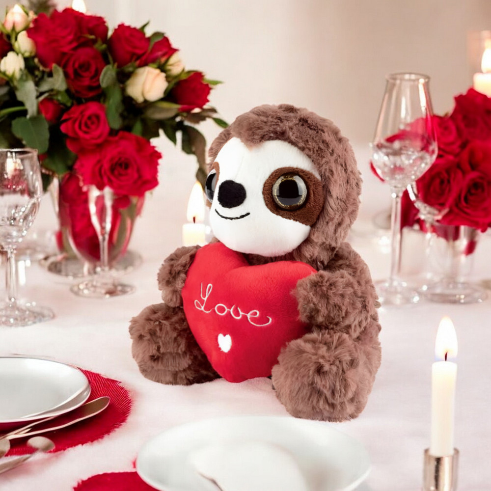 Livarno - Valentine Sloth Stuffed Animal 