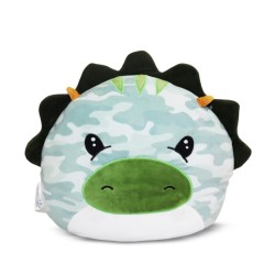 Smooshies Squad Camo-dino Stuffed Animal , Soft and Squishy 