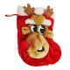 Plush Reindeer Christmas Stocking: A Festive and Fun Holiday Essential