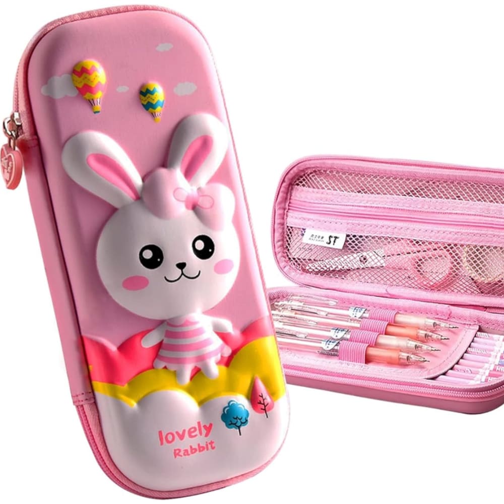 Lovely Rabbit-Themed Pencil Case 