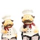  Chef Figurine Set - Male Chef Trio