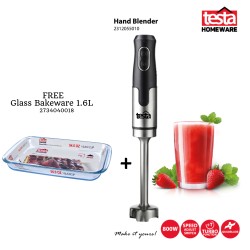 Testa Homeware - Single Hand Blender + Glass Bakeware 1.6L Rectangle For Free 