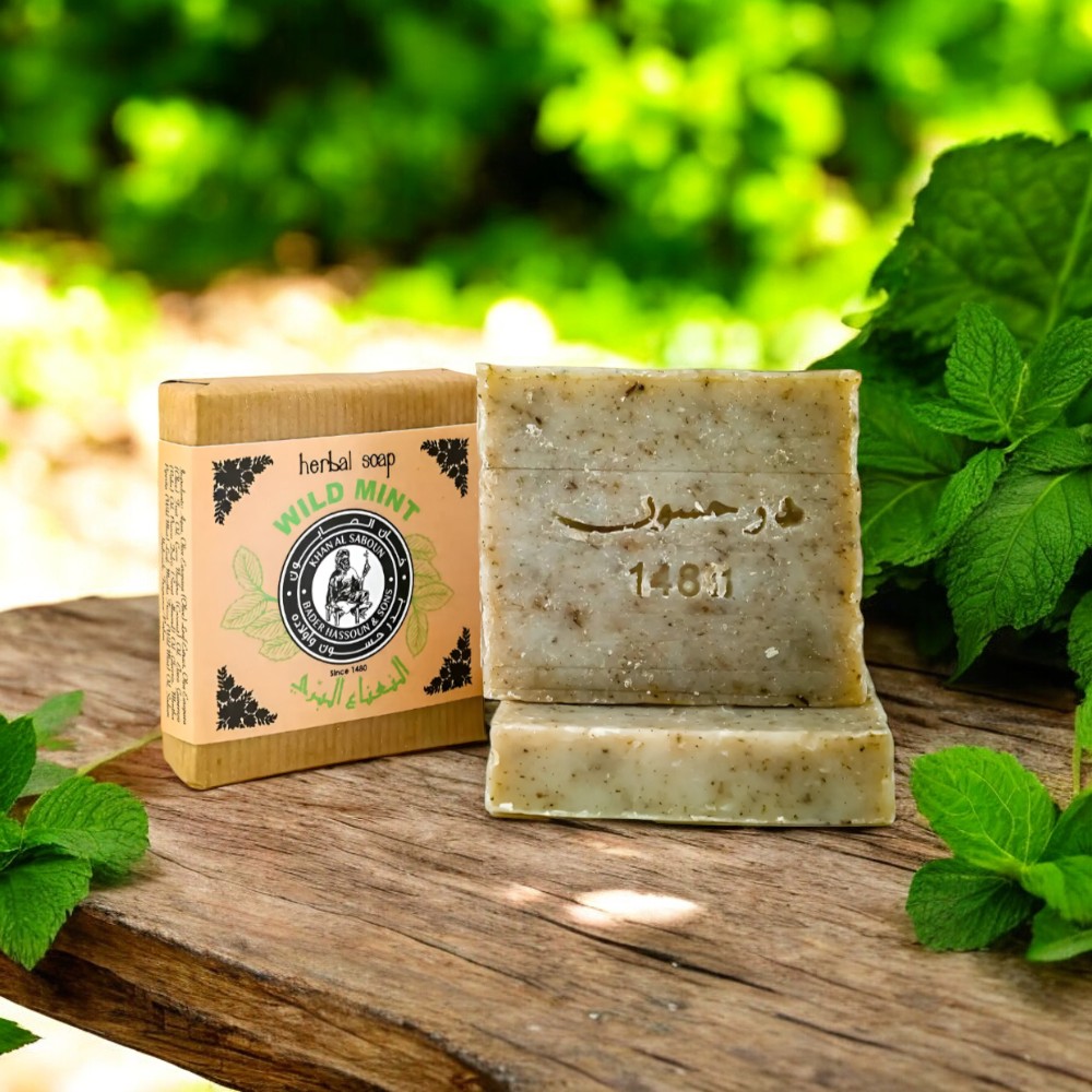 Khan Saboun - Body & Face Soap Wild Mint Soap 80g