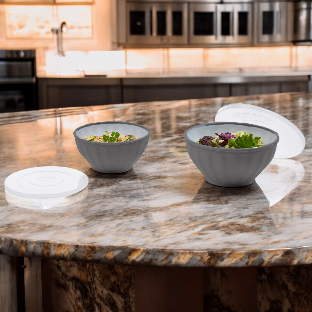 Ernesto - Set of 2 Salad Bowls with Covers