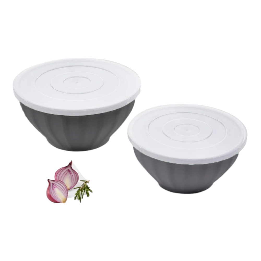 Ernesto - Set of 2 Salad Bowls with Covers