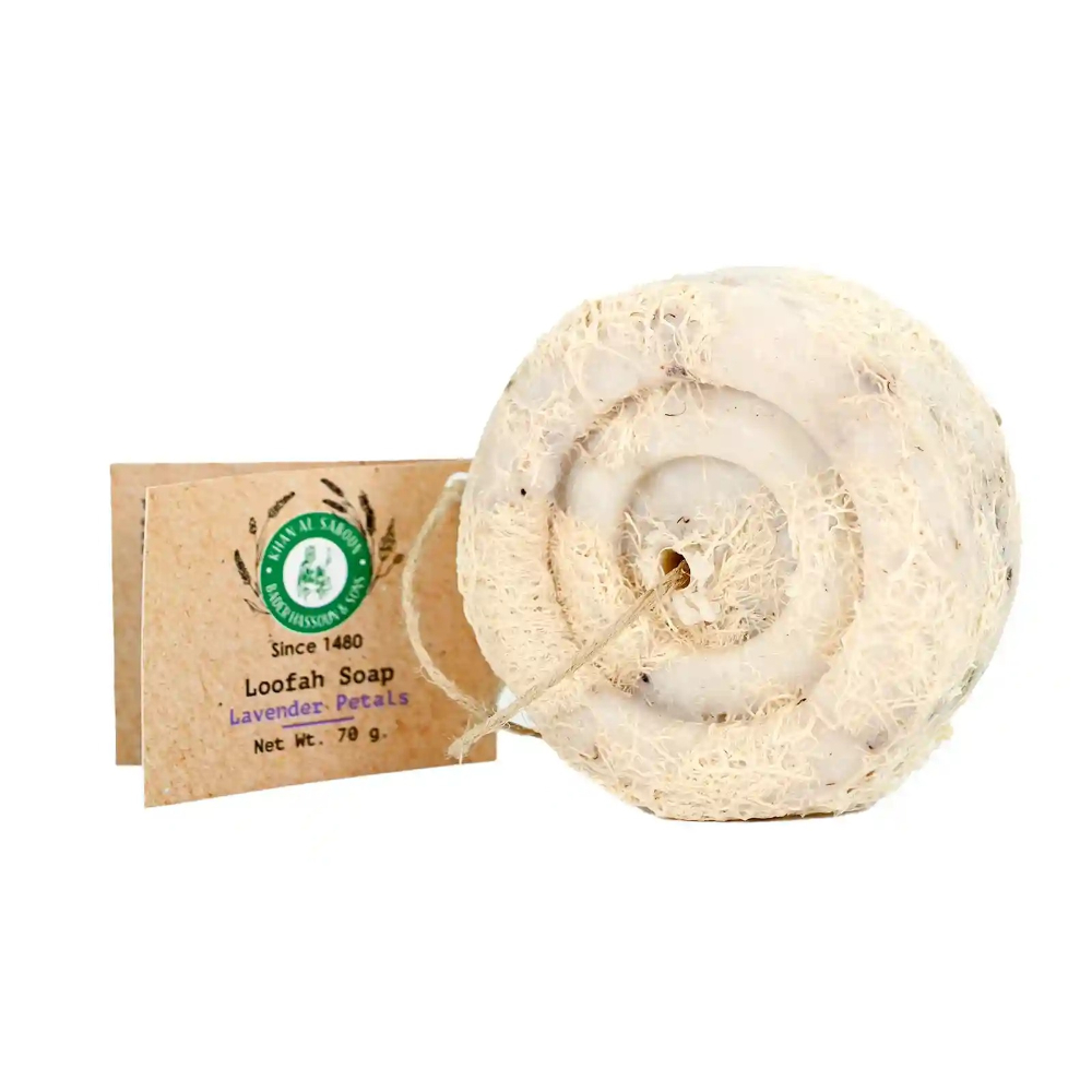 Khan Saboun - Loofah Soap Lavender 80g