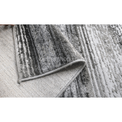 Modern Striped Area Rug , Grey and black tones with gradient patterns 80X1.50cm - Turkish Carpet