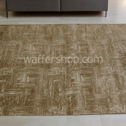 Modern Textured Beige Carpet , Beige  160x230cm- Turkish Carpet