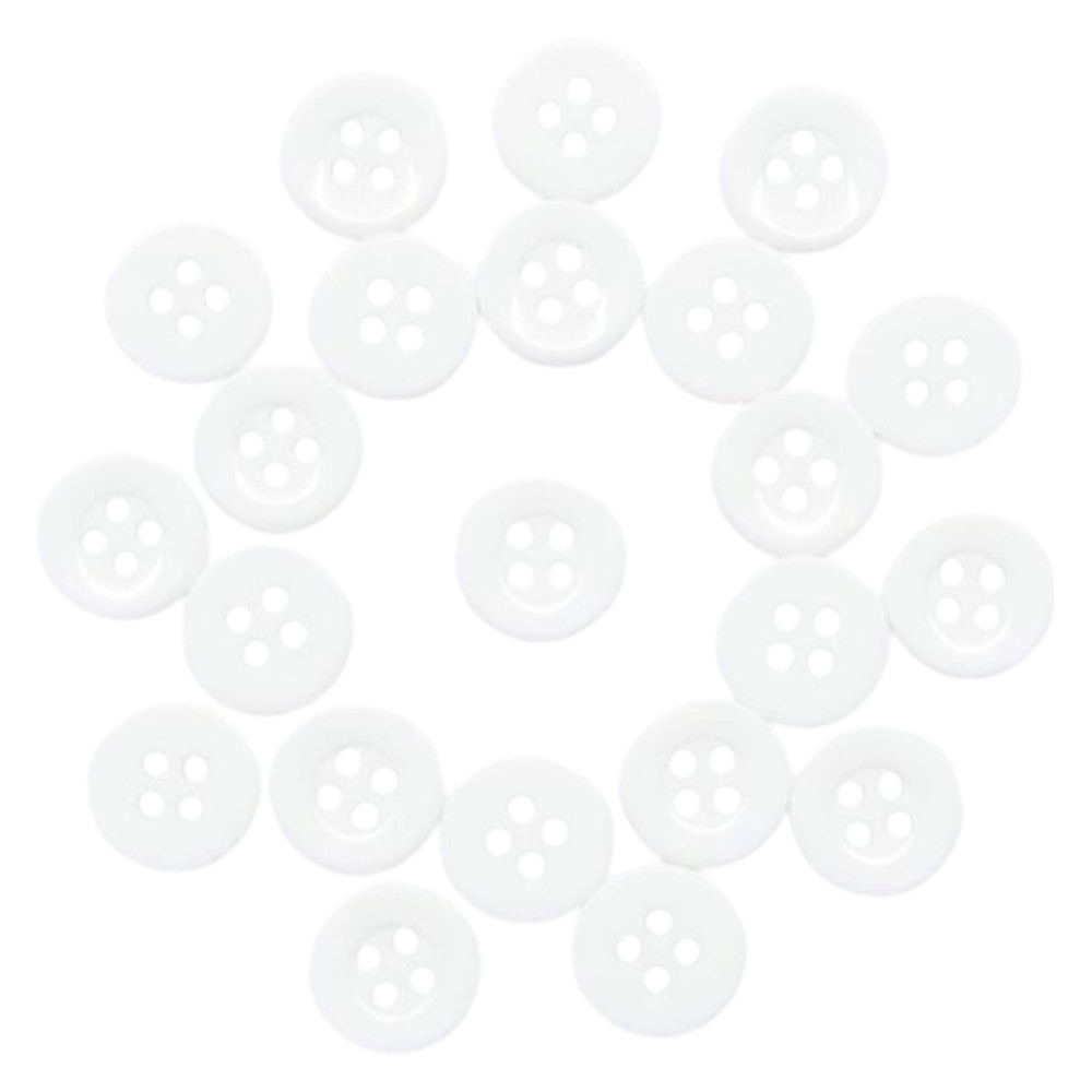 Crelando - 4-Hole Shirt Buttons - 80 Pieces