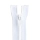 Crelando - Set of 5 White  Zippers