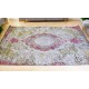 Blush Elegance Medallion Rug ,classic Soft Grey & Blush Pink. 160x230cm- Turkish Carpet