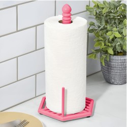 Home Basics - Cast Iron Napkin Holder - Pink 35.5x17cm