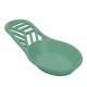 Home Basics - Cast Iron Spoon Rest - Green  - 19x9x3.3cm